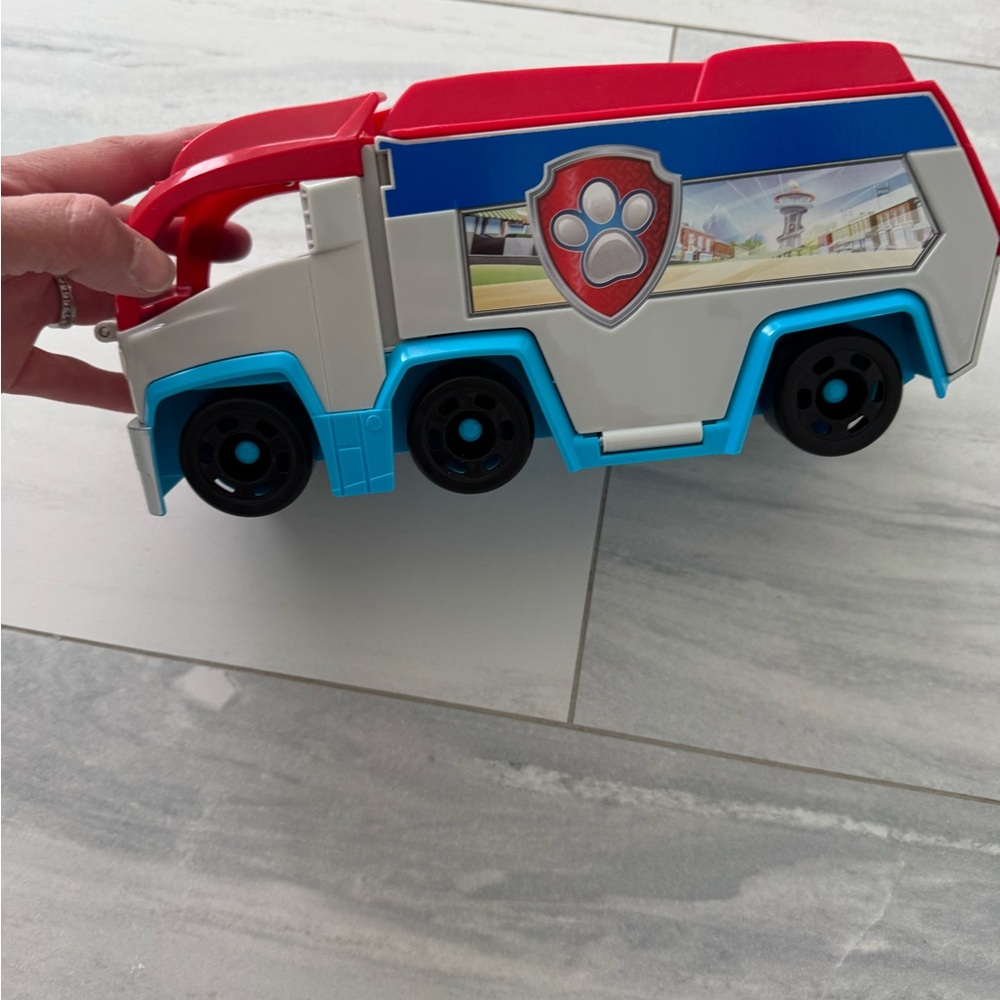 Paw Patrol The Mighty Movie Adventure Truck - Red, Blue, White